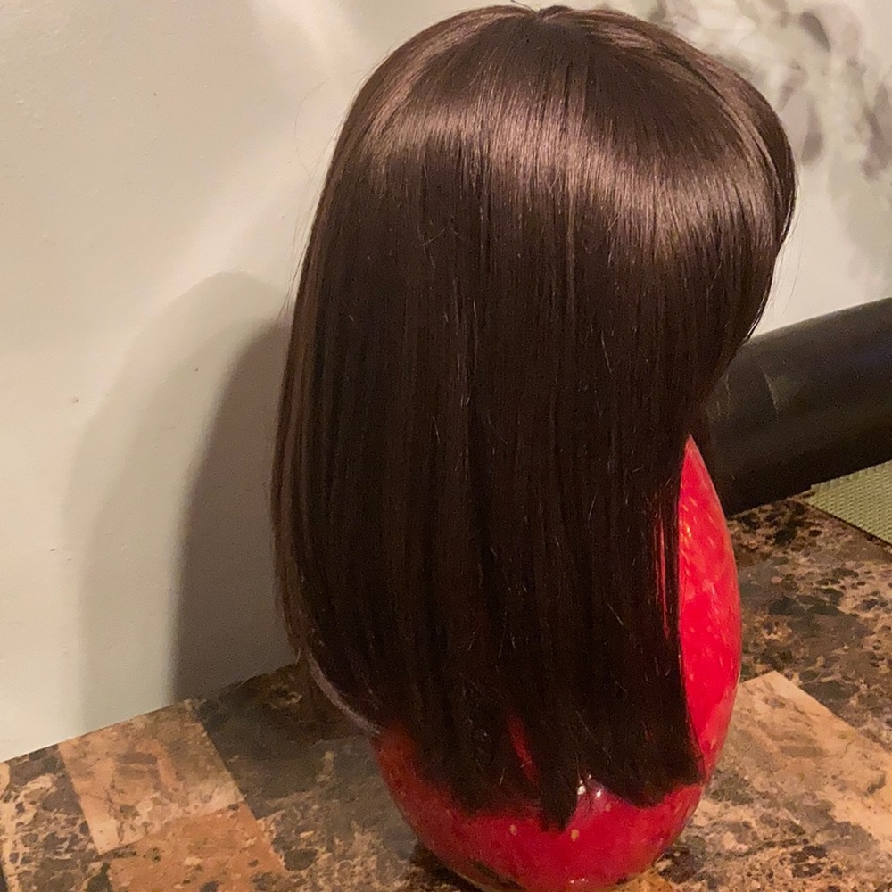 New- Model Model Human Hair blend wig (4)